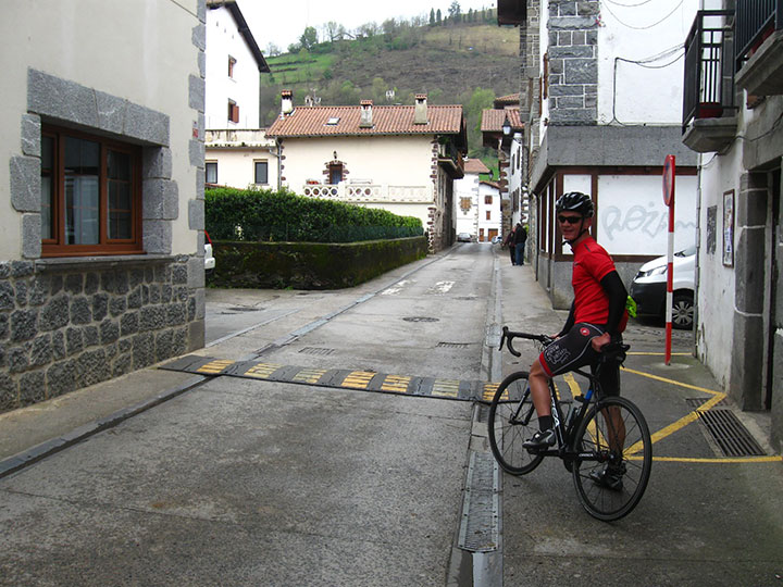 Mountains and skinny roads outside San Sebatian